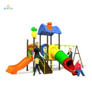 Gravity Playground เครื่องเล่นสนาม พื้นสนามเด็กเล่น แทรมโพลีน สไลเดอร์