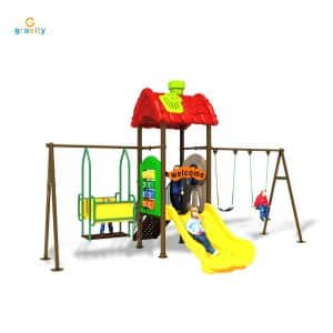 Gravity Playground เครื่องเล่นสนาม พื้นสนามเด็กเล่น แทรมโพลีน สไลเดอร์