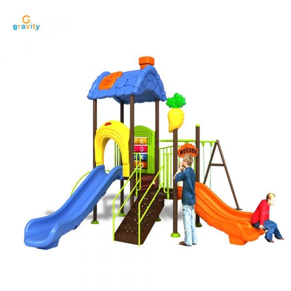 Gravity Playground เครื่องเล่นสนาม พื้นสนามเด็กเล่น แทรมโพลีน สไลเดอร์