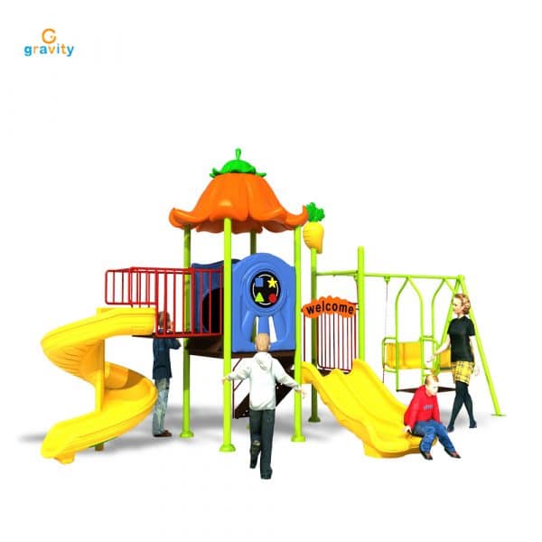 Gravity Playground เครื่องเล่นสนาม พื้นสนามเด็กเล่น แทรมโพลีน สไลเดอร์