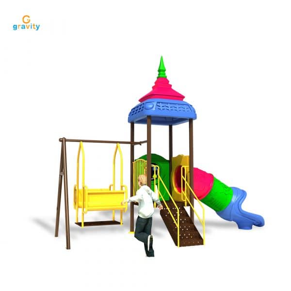 Gravity Playground เครื่องเล่นสนาม พื้นสนามเด็กเล่น แทรมโพลีน สไลเดอร์