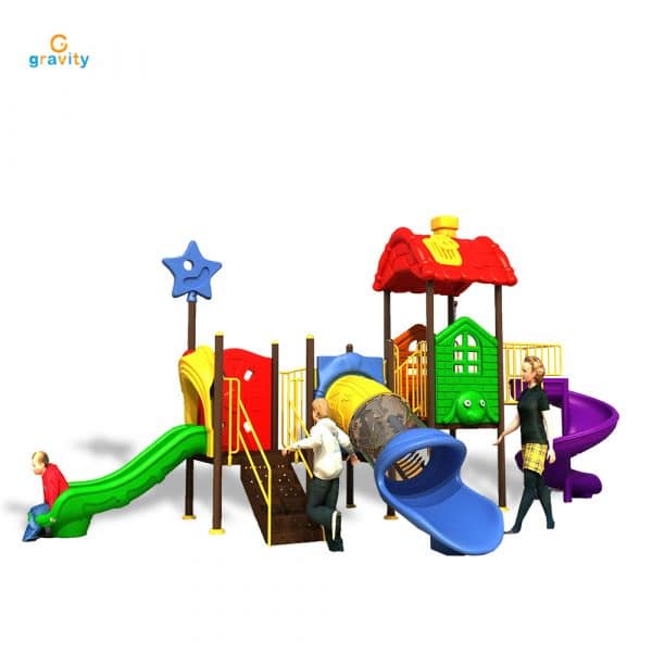 Gravity Playground เครื่องเล่นสนาม พื้นสนามเด็กเล่น แทรมโพลีน สไลเดอร์