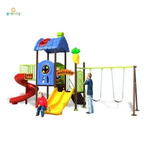 Gravity Playground เครื่องเล่นสนาม พื้นสนามเด็กเล่น แทรมโพลีน สไลเดอร์